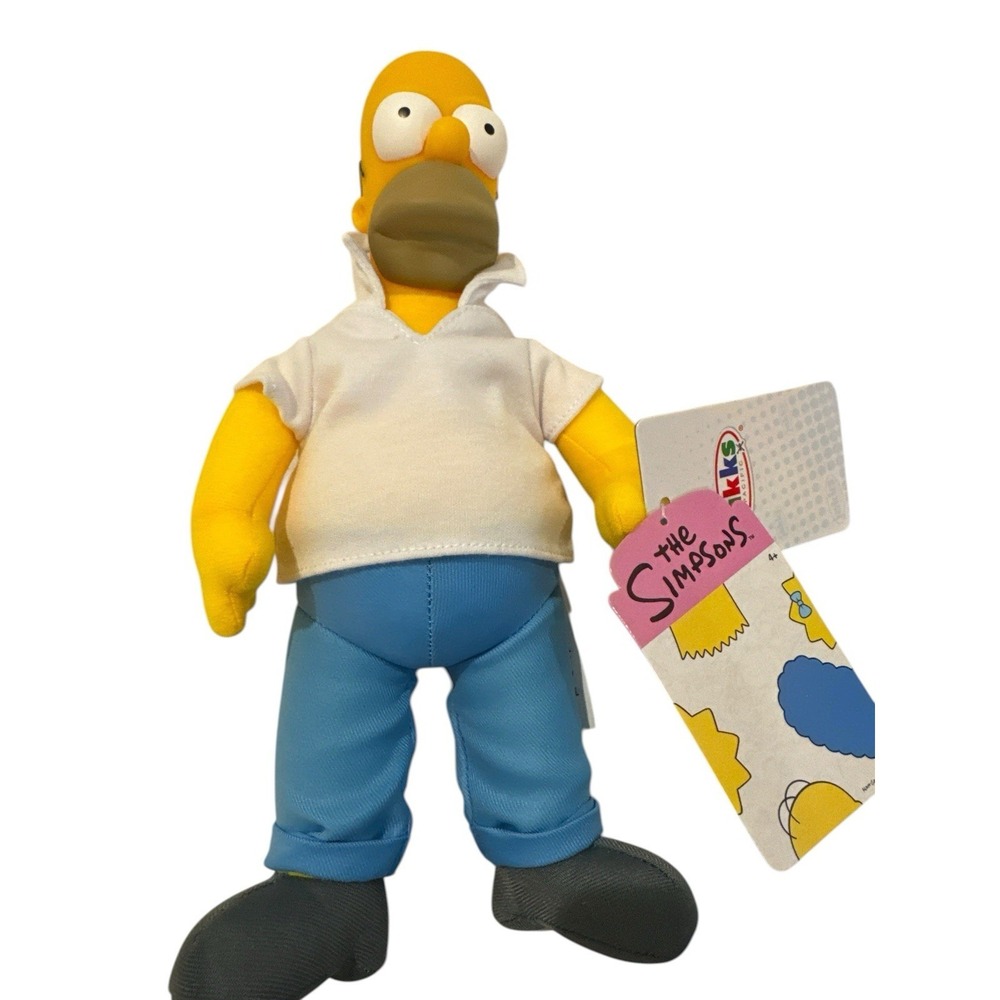 Jakks Pacific The Simpsons 10" Plush 2024 - Homer & Bart Simpson - Picture 15 of 15